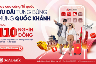 SEAMOBILE TUNG NGÀN ƯU ĐÃI VÉ MÁY BAY, PHÒNG KHÁCH SẠN NHÂN DỊP QUỐC KHÁNH 